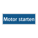 Motor starten