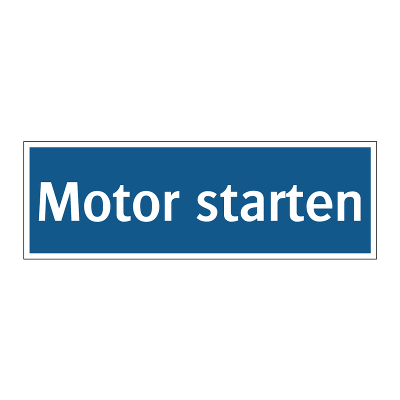 Motor starten