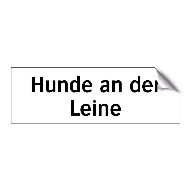 Hunde an der Leine