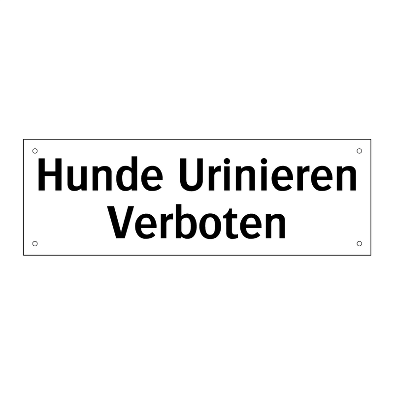 Hunde Urinieren Verboten