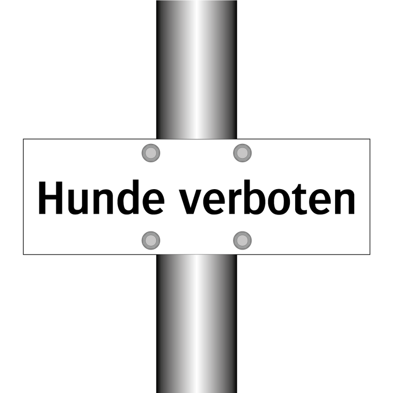 Hunde verboten