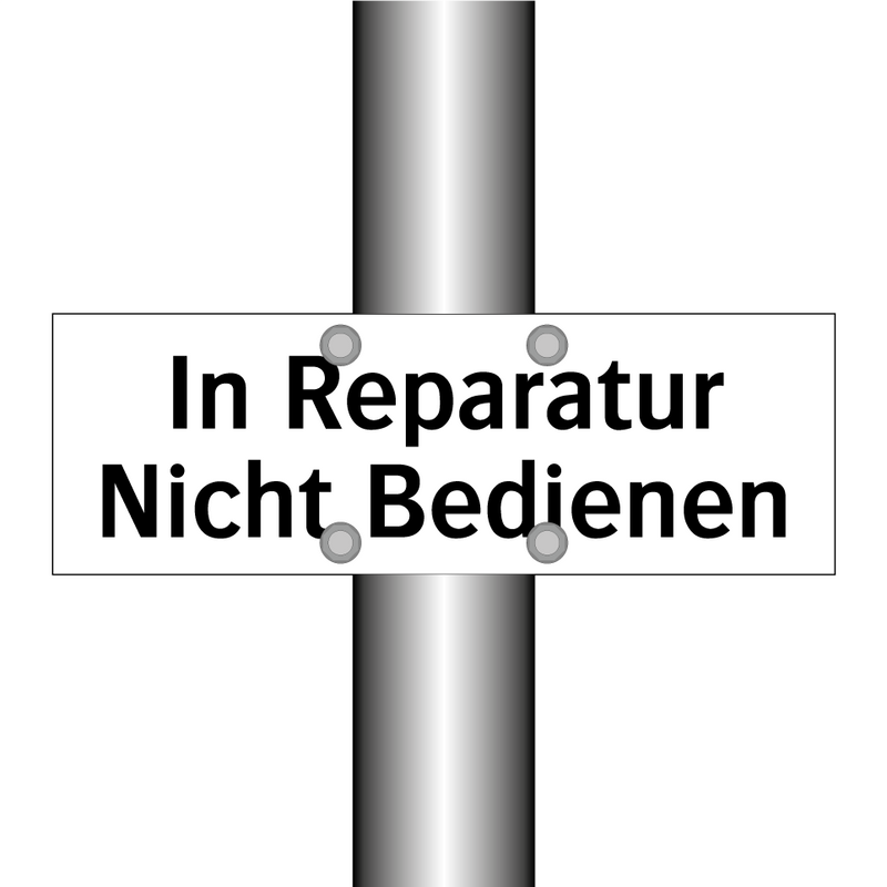 In Reparatur Nicht Bedienen