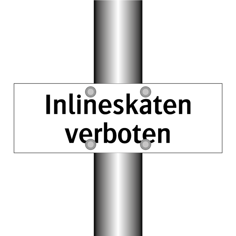 Inlineskaten verboten