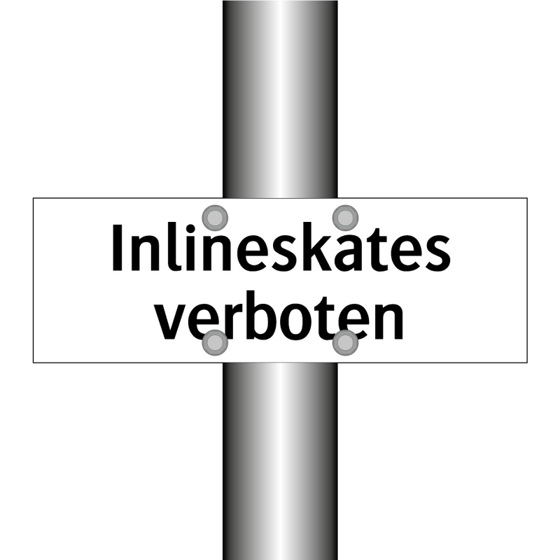 Inlineskates verboten