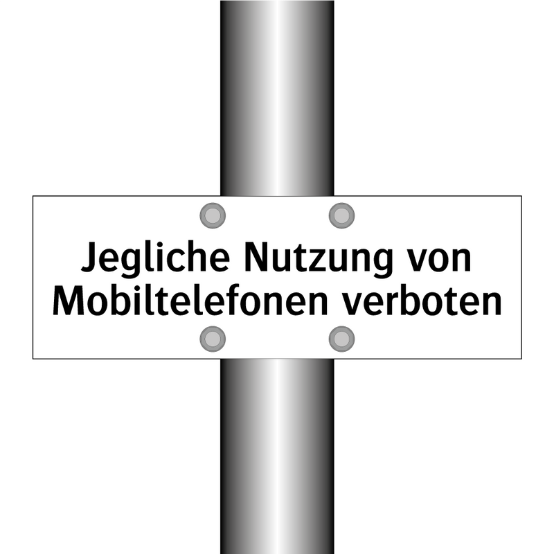 Jegliche Nutzung von Mobiltelefonen verboten