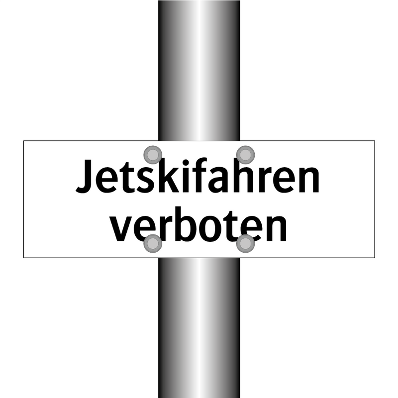 Jetskifahren verboten