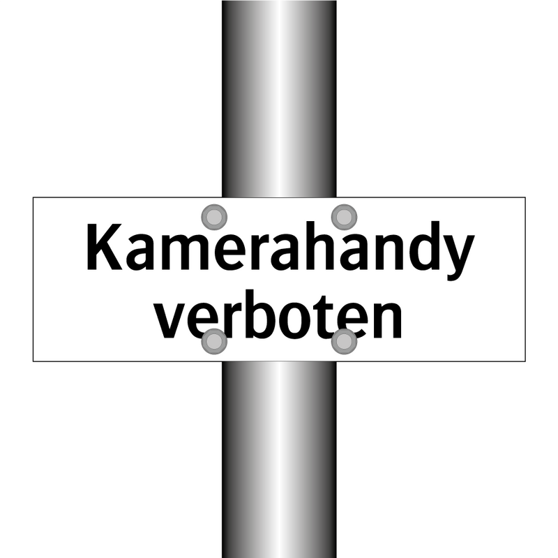 Kamerahandy verboten
