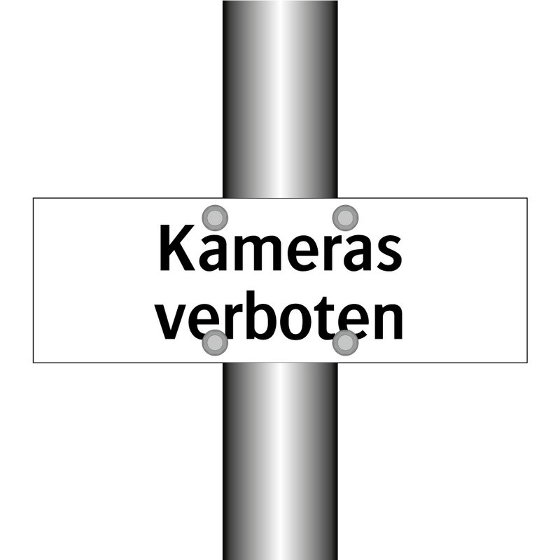 Kameras verboten