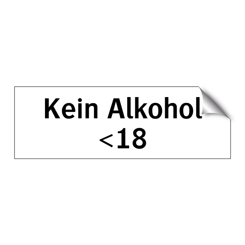 Kein Alkohol <18