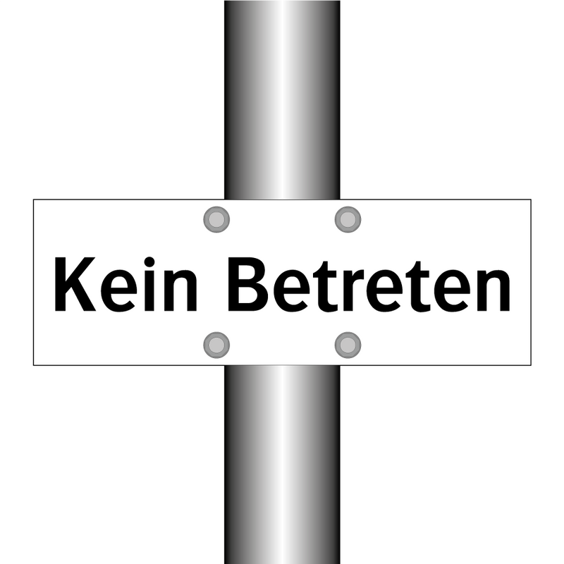 Kein Betreten