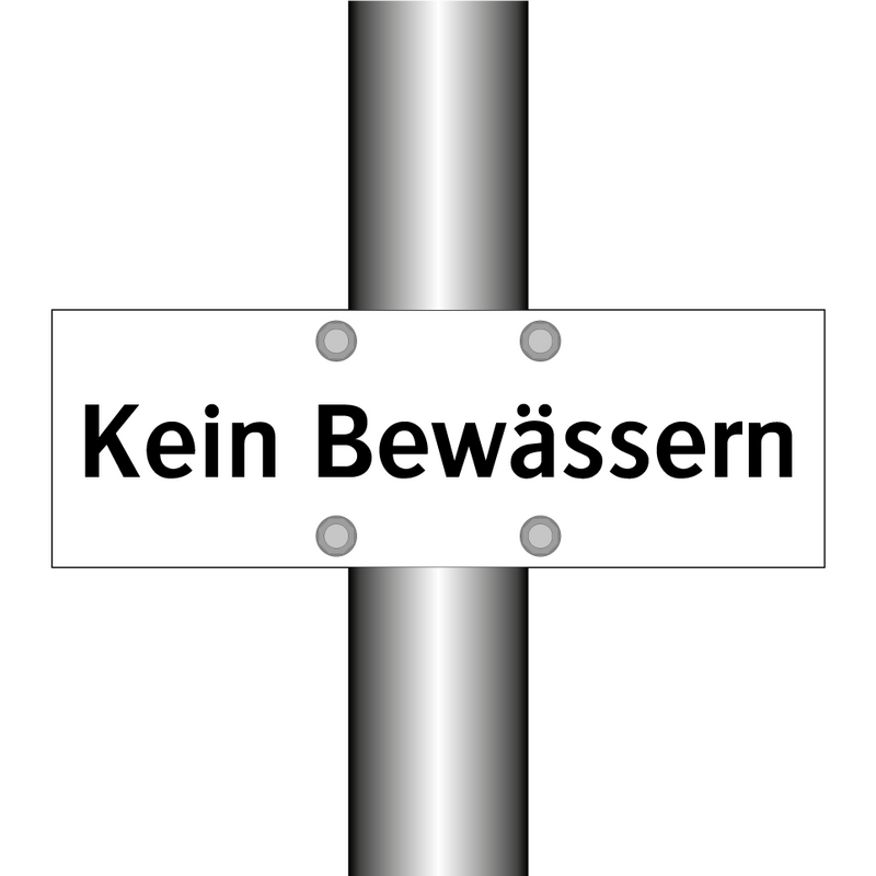 Kein Bewässern
