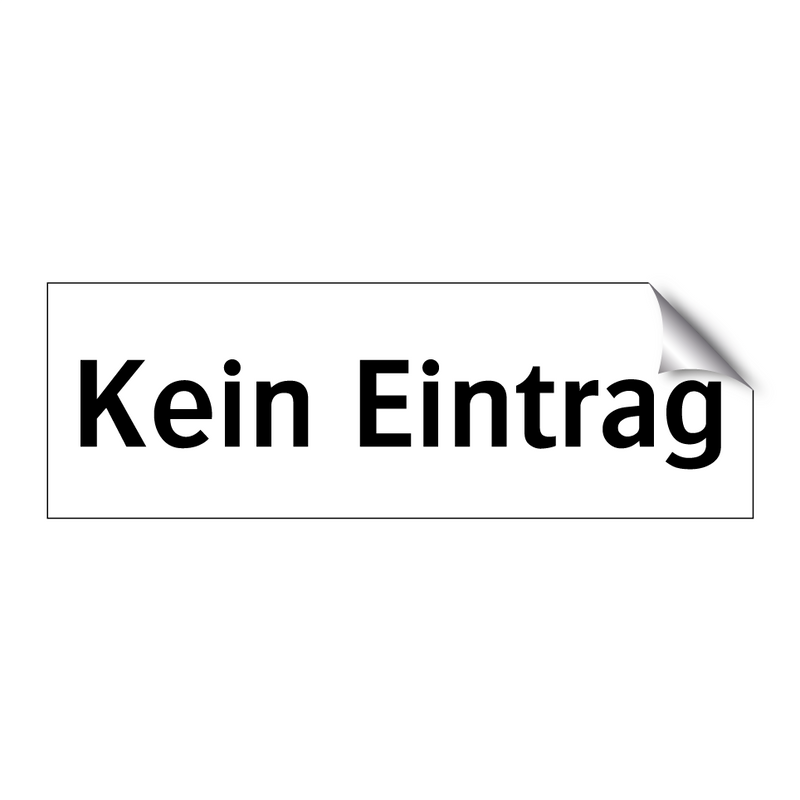 Kein Eintrag