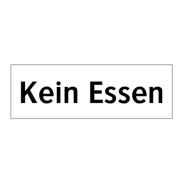 Kein Essen