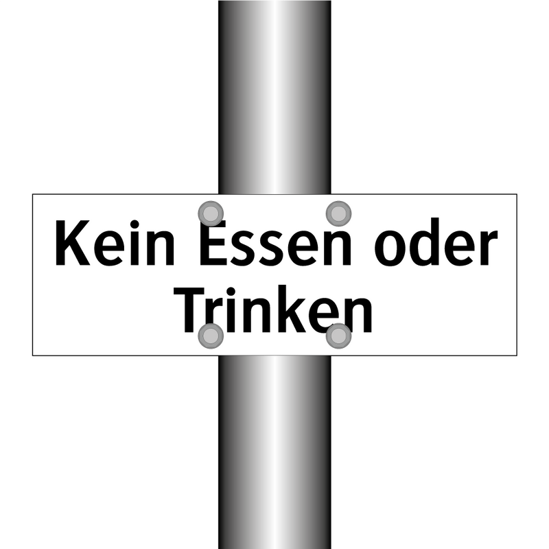 Kein Essen oder Trinken