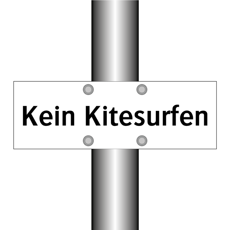 Kein Kitesurfen