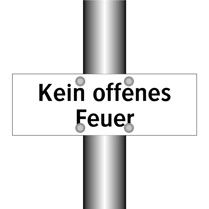 Kein offenes Feuer