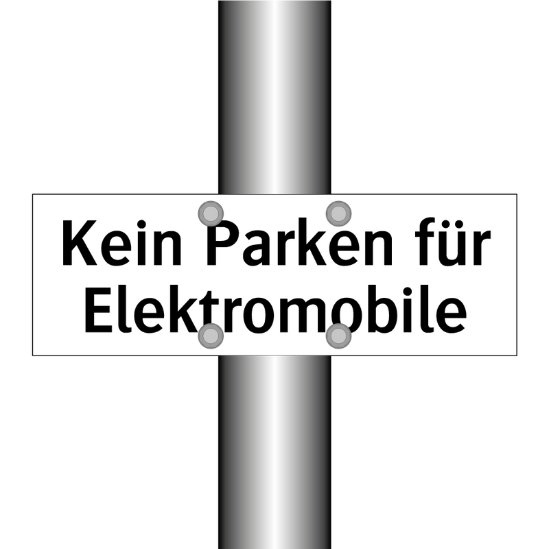 Kein Parken für Elektromobile