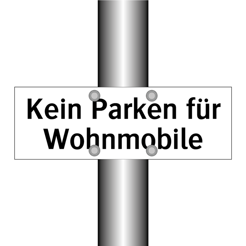 Kein Parken für Wohnmobile