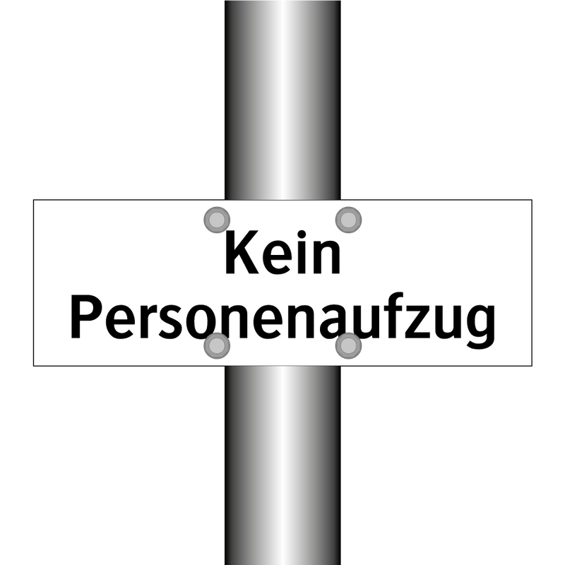 Kein Personenaufzug
