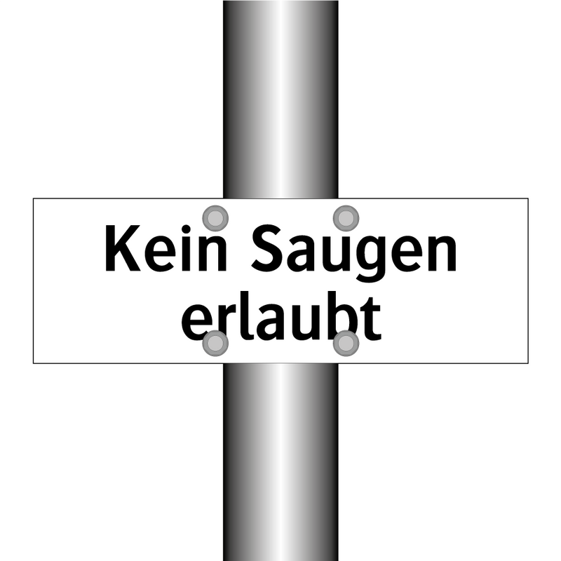 Kein Saugen erlaubt