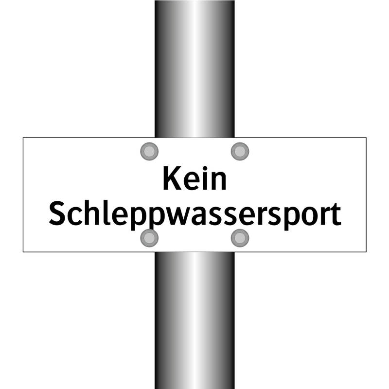Kein Schleppwassersport