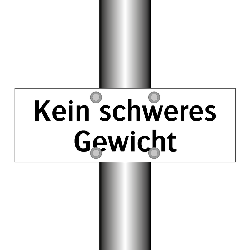 Kein schweres Gewicht