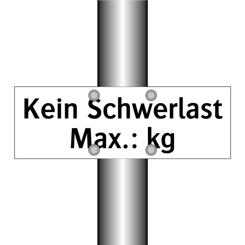 Kein Schwerlast Max.: kg