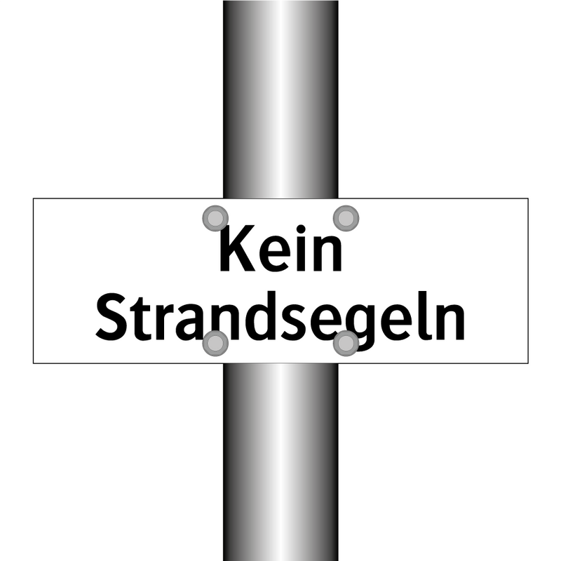 Kein Strandsegeln