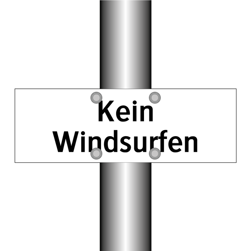 Kein Windsurfen