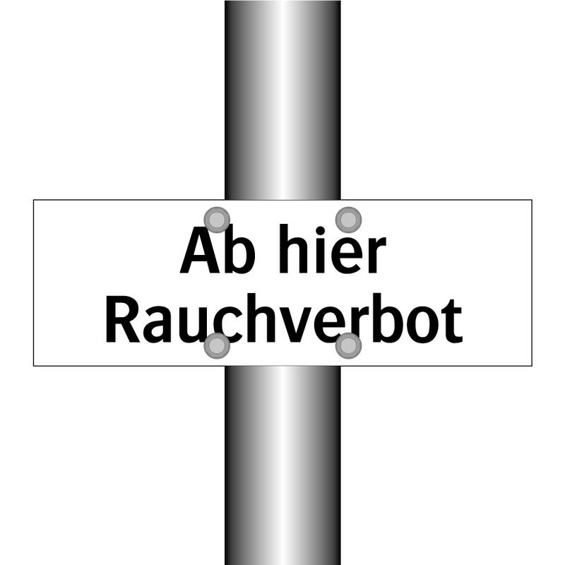 Ab hier Rauchverbot
