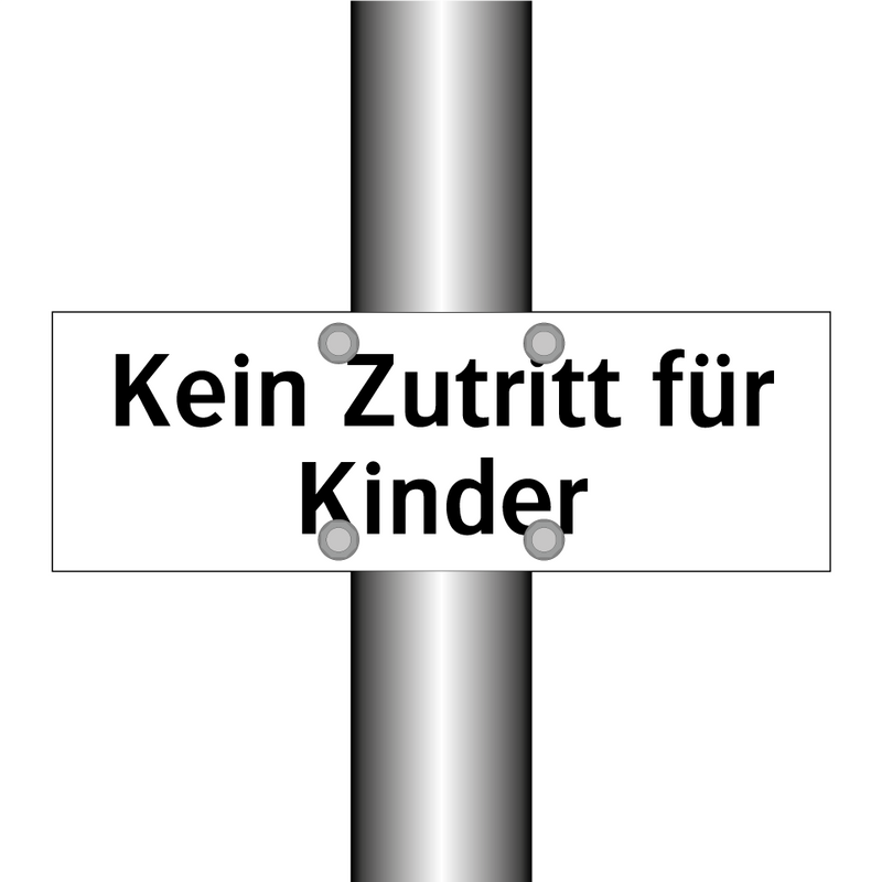 Kein Zutritt für Kinder
