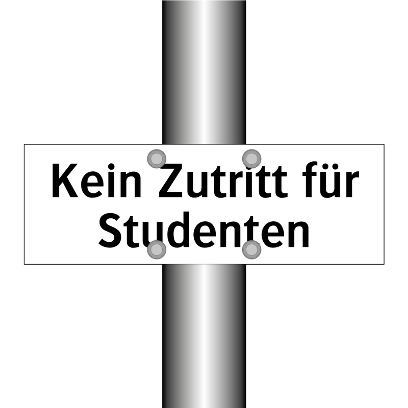 Kein Zutritt für Studenten