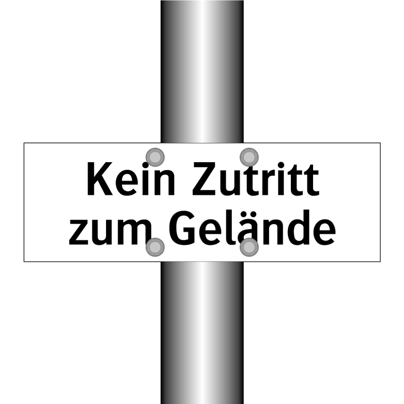 Kein Zutritt zum Gelände