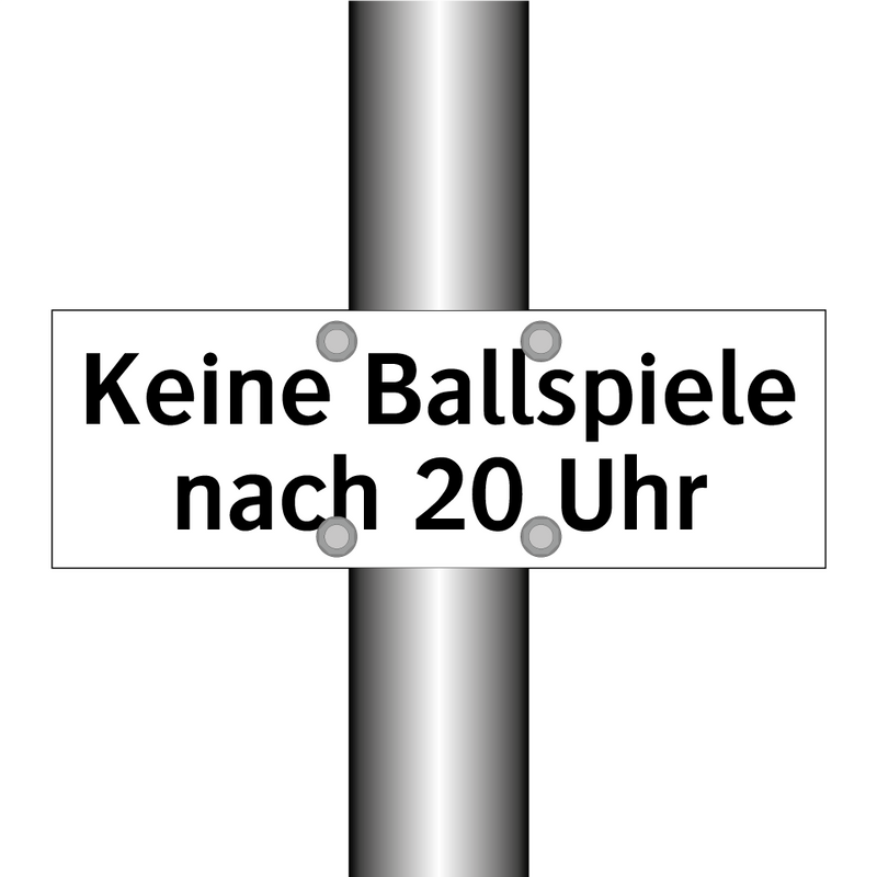 Keine Ballspiele nach 20 Uhr