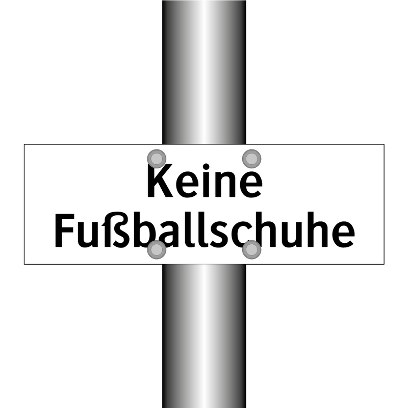 Keine Fußballschuhe