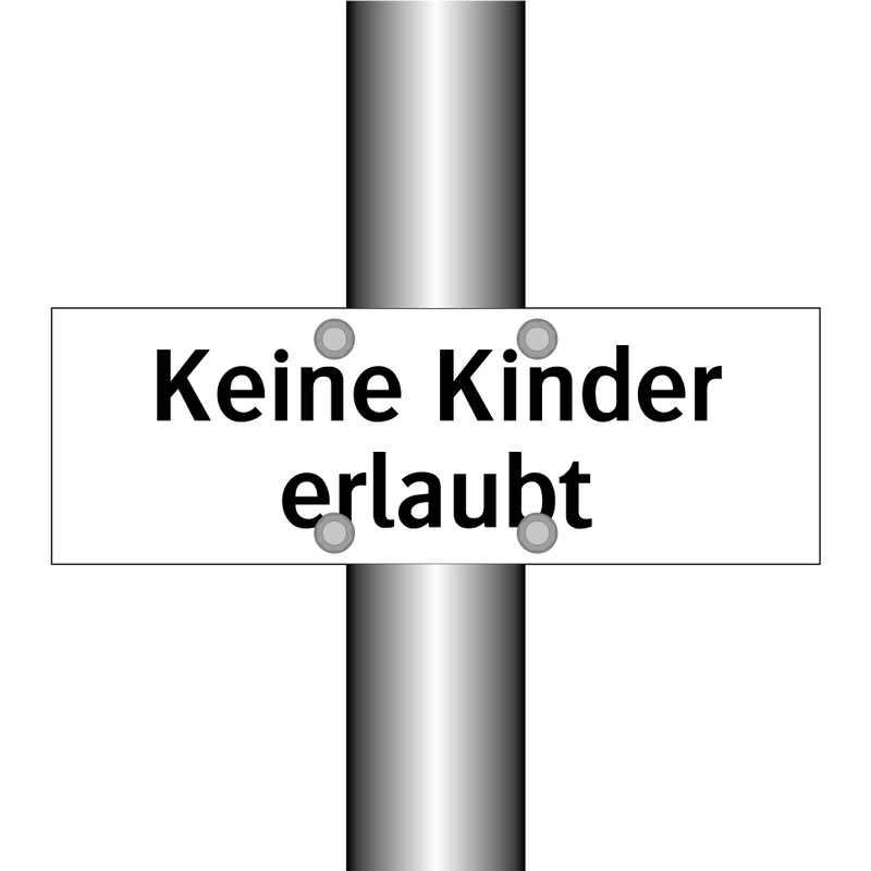 Keine Kinder erlaubt