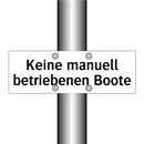 Keine manuell betriebenen Boote