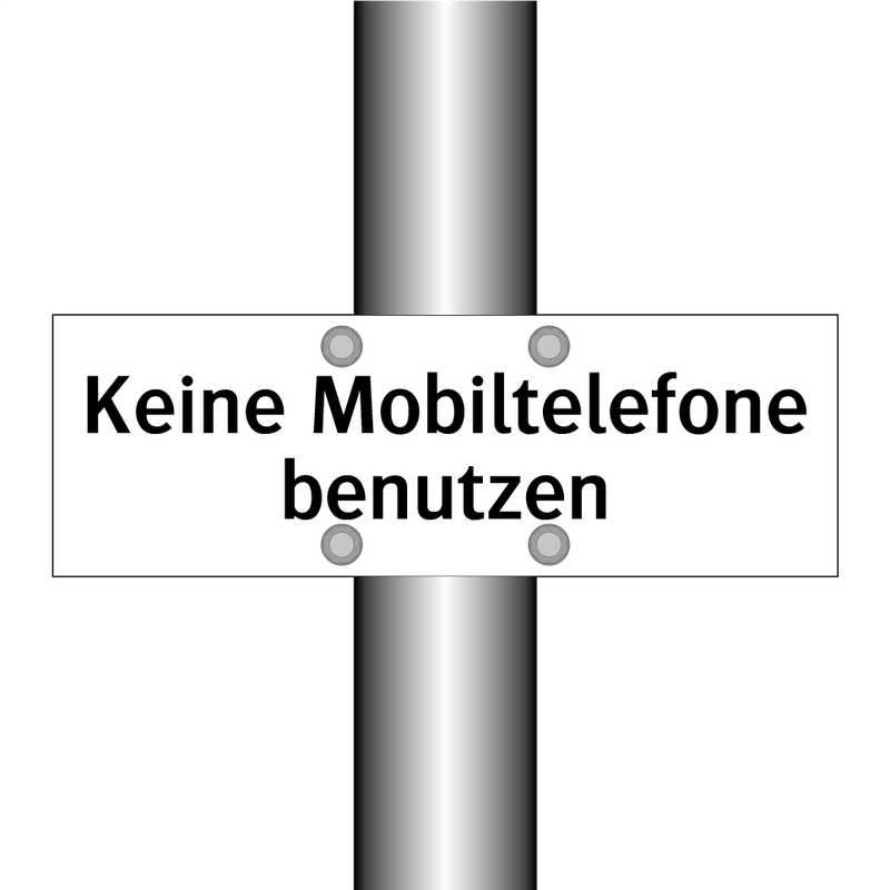 Keine Mobiltelefone benutzen