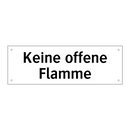 Keine offene Flamme