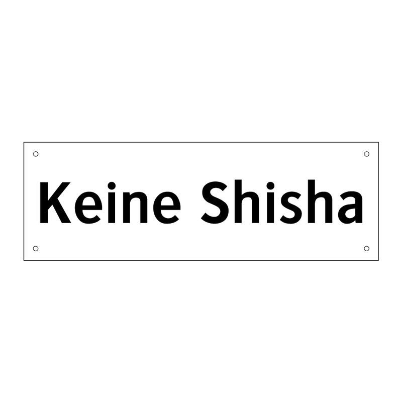 Keine Shisha