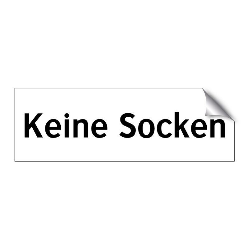 Keine Socken
