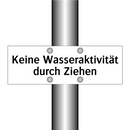 Keine Wasseraktivität durch Ziehen