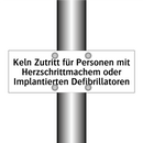 Keln Zutritt für Personen mit Herzschrittmachem oder Implantierten Defibrillatoren