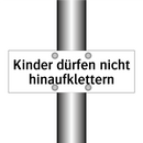 Kinder dürfen nicht hinaufklettern