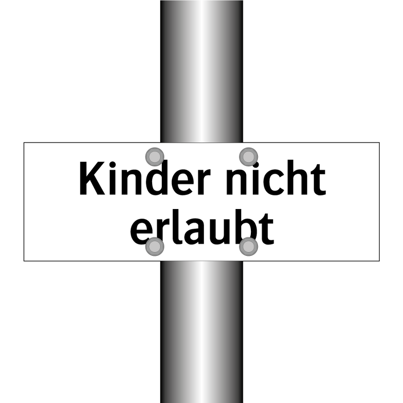 Kinder nicht erlaubt