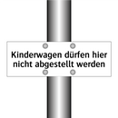 Kinderwagen dürfen hier nicht abgestellt werden