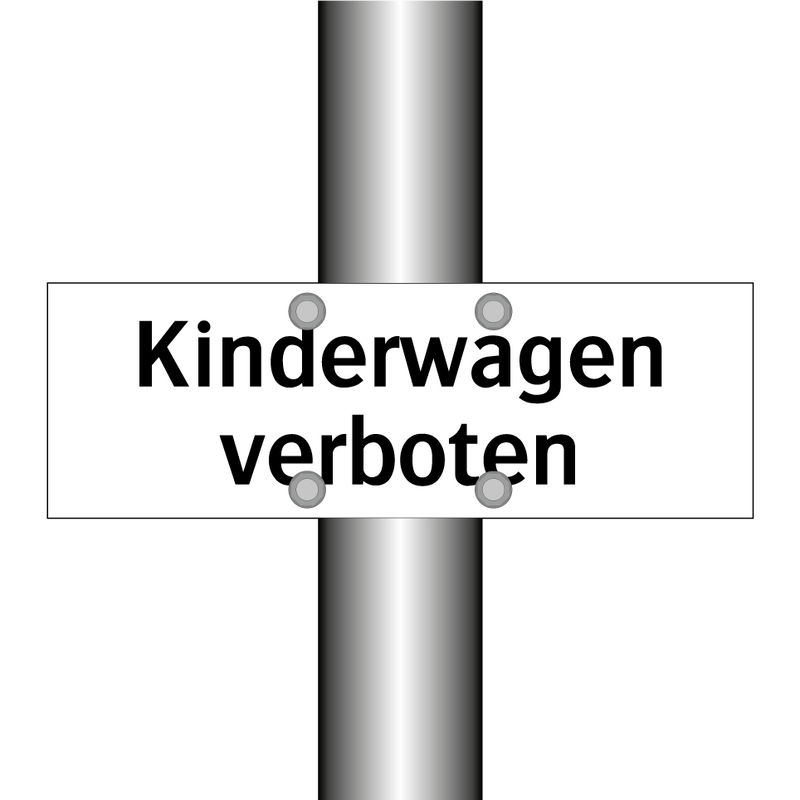 Kinderwagen verboten