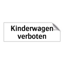 Kinderwagen verboten