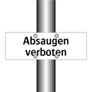 Absaugen verboten