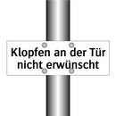 Klopfen an der Tür nicht erwünscht